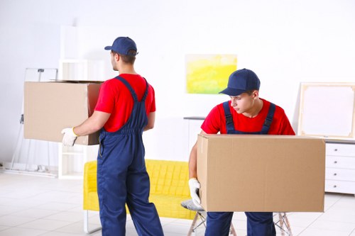 Professional packing materials and organised moving boxes for a Queens Park home move