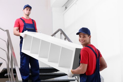 Local commercial moving team planning an office relocation in Queens Park