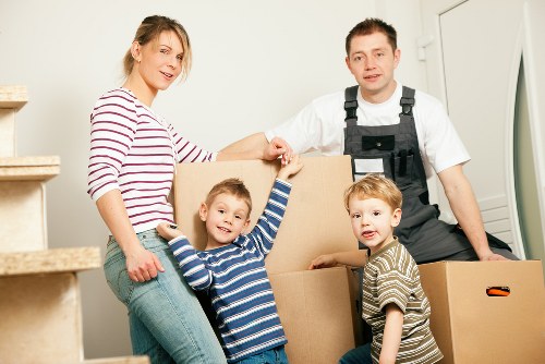 Reusable furniture and donated items prepared for charity