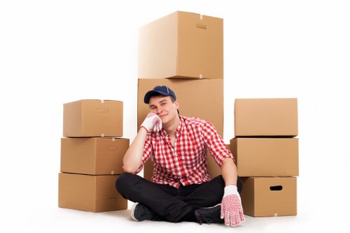 Careful transport of boxes and furniture for a Queens Park student relocation